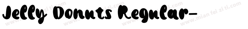 Jelly Donuts Regular字体转换